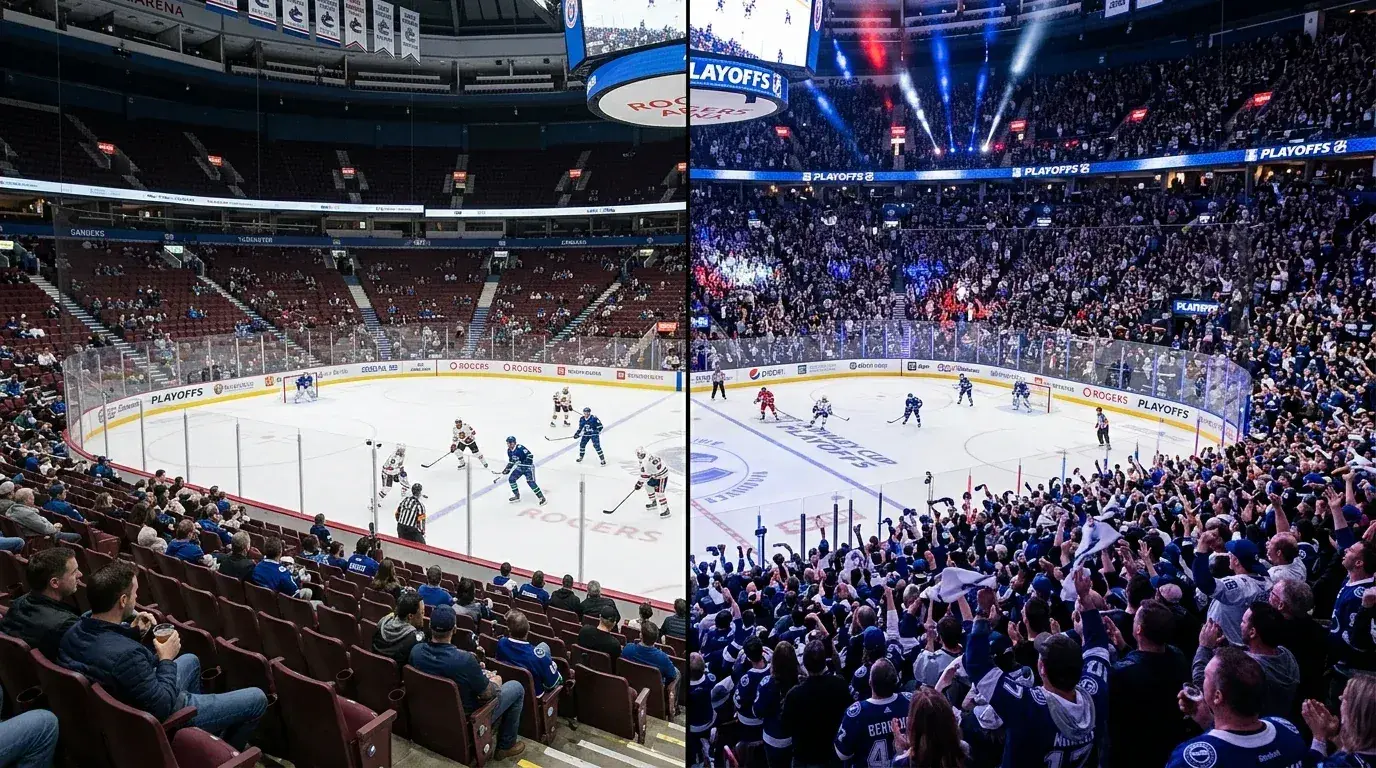Diferenças entre apostas na temporada regular e nos playoffs da NHL